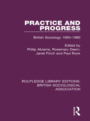 cover image of Practice and Progress
